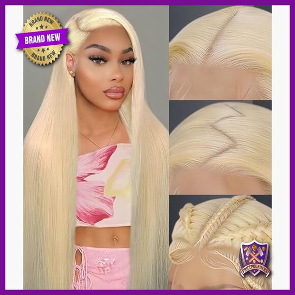 30 Inch Human Hair Lace Front Wig 13x6 HD Transparent Glueless Pre Plucked main image 6